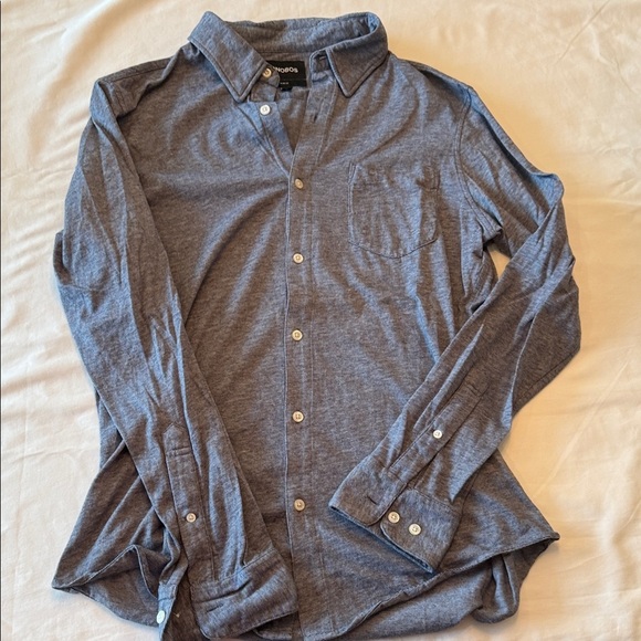 Bonobos Men's Gray Button-Down Shirt